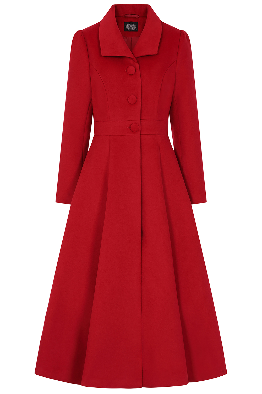 Seraphina Red Swing Coat in Extended Sizing